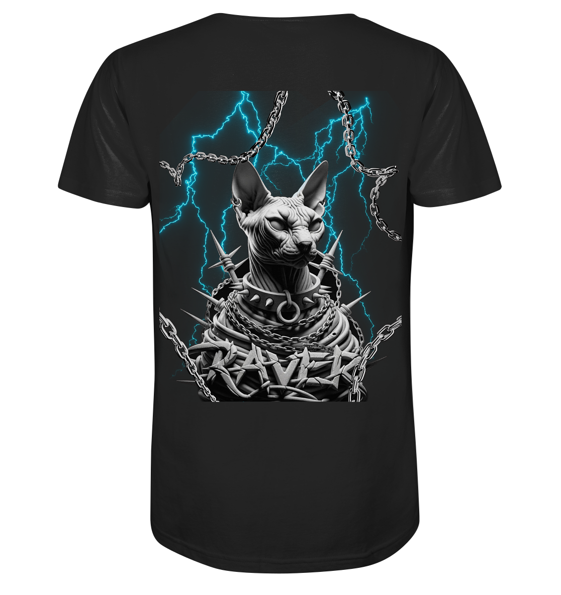 Ravecat (Backprint) - Organic Basic Shirt