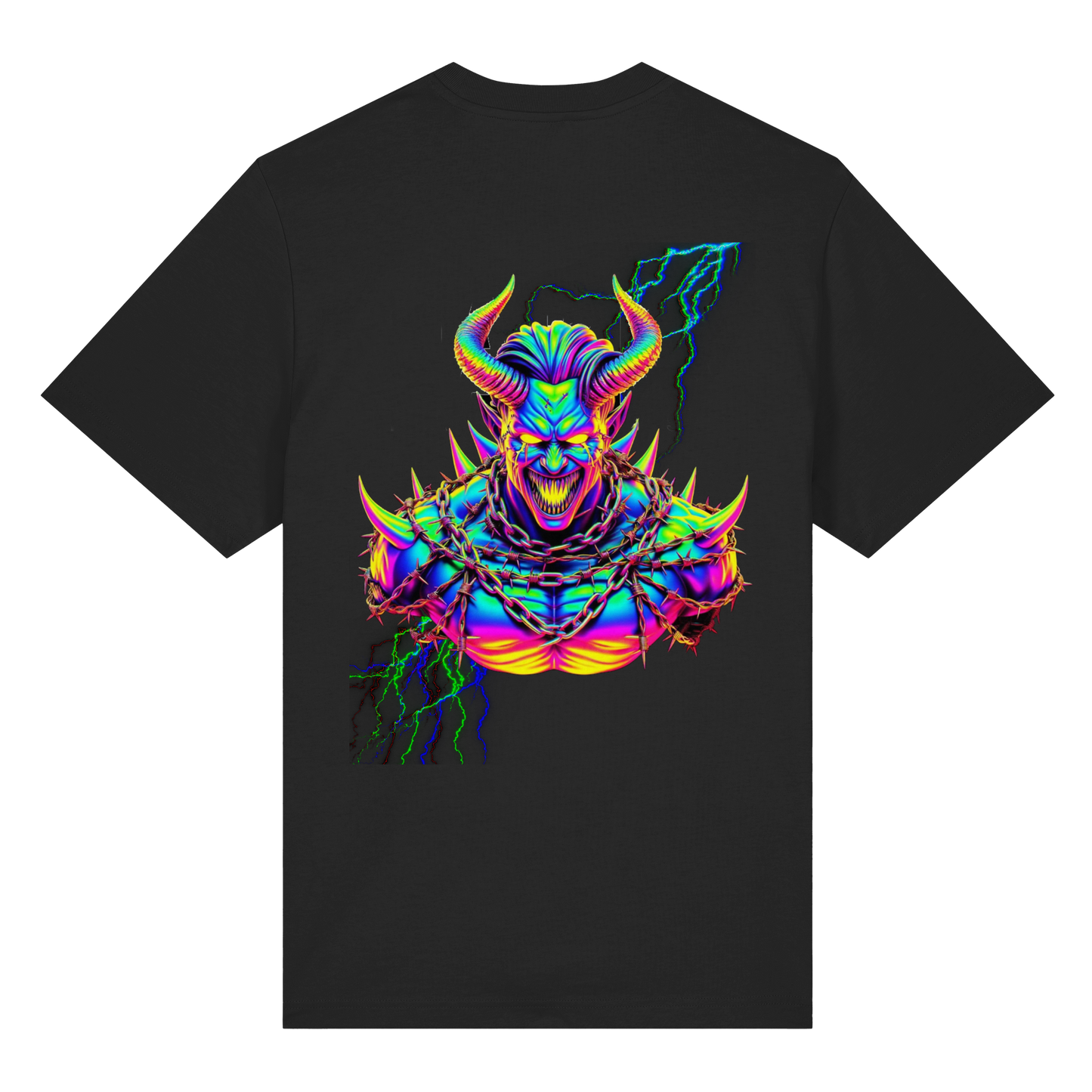 Neon Acid Demon - Organic Heavy T-Shirt