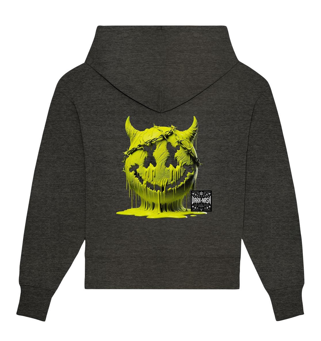 Acid Smiley – The pulsating heart of rave culture - Organic Oversize Hoodie