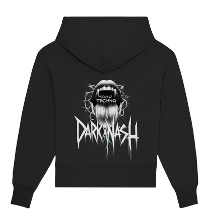 DARKXNASH  Hard Techno (Backprint) - Organic Oversize Hoodie