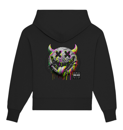 Acid Smiley – The pulsating heart of rave culture - Organic Oversize Hoodie