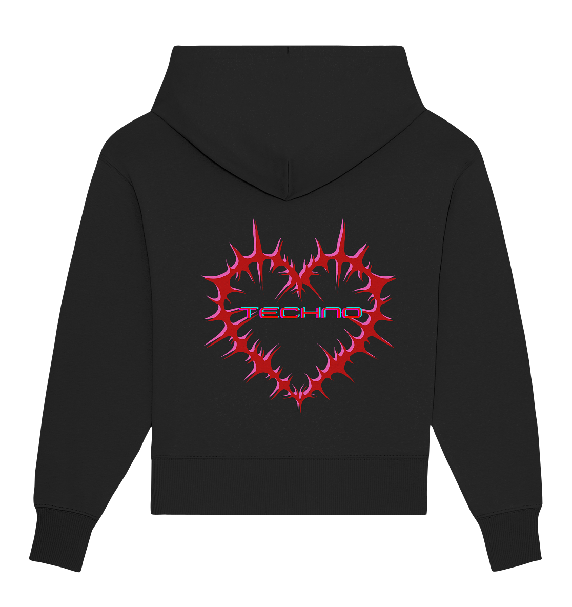 Heartcore Rave - Organic Oversize Hoodie