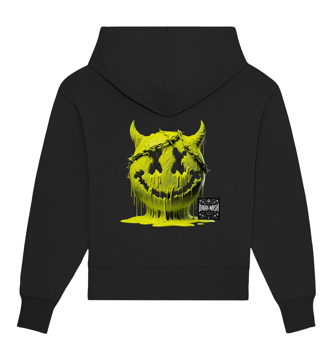 Acid Smiley – The pulsating heart of rave culture - Organic Oversize Hoodie