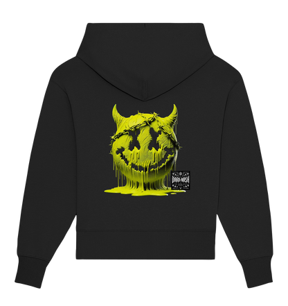 Acid Smiley – The pulsating heart of rave culture - Organic Oversize Hoodie