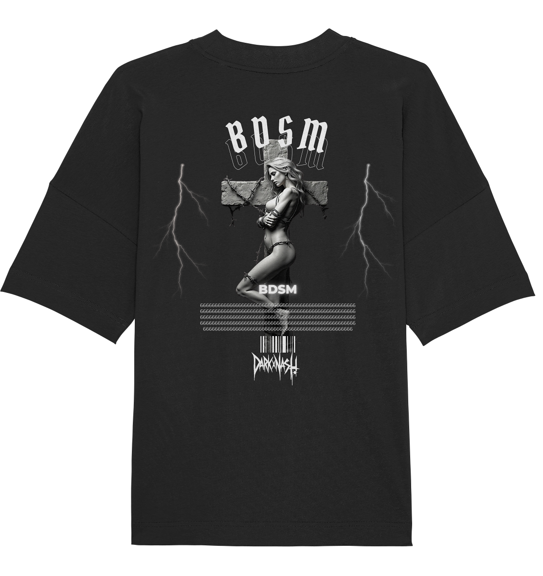 BDSM (Backprint) - Organic Oversize Shirt