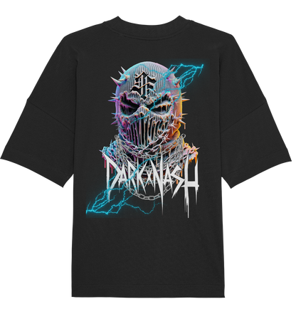 Techno Mask (Backprint) - Organic Oversize Shirt