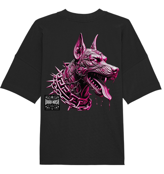 Cybernetic Canine (Backprint) - Organic Oversize Shirt