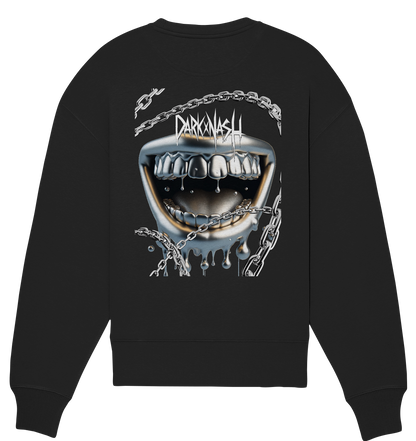 Metallic Rave Bite - Organic Oversize Sweatshirt