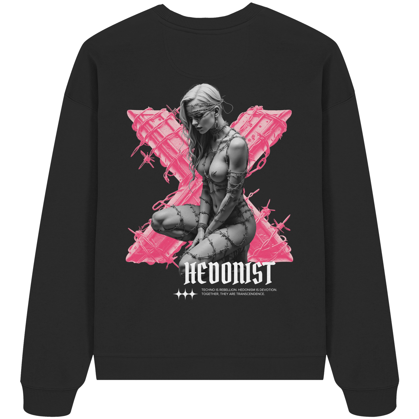 Pink Hedonist - Organic Oversize Sweatshirt