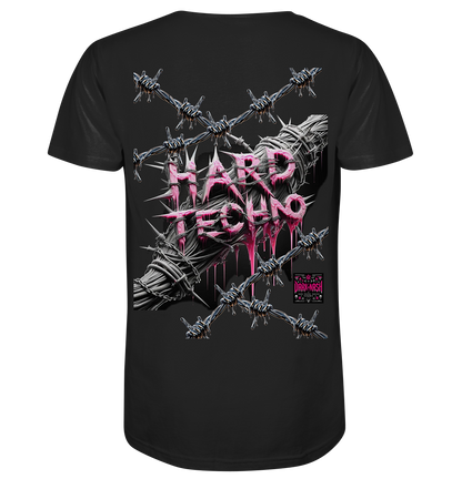 Hard Techno Thorns (Backprint) - Organic Shirt