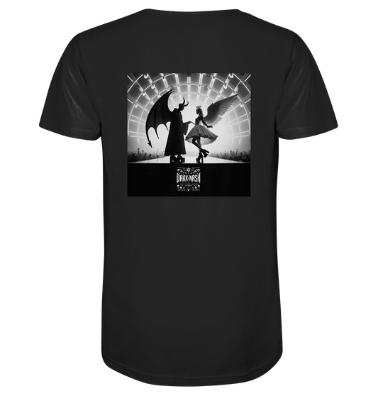 Shadowplay Rave: Zwischen Himmel und Abgrund (Backprint) - Organic Shirt