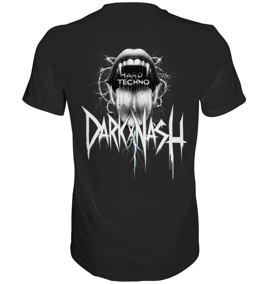 DARKXNASH Hard Techno (Backprint) - Premium Shirt