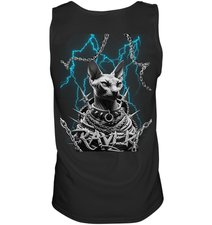 Ravecat (backprint) - tank top