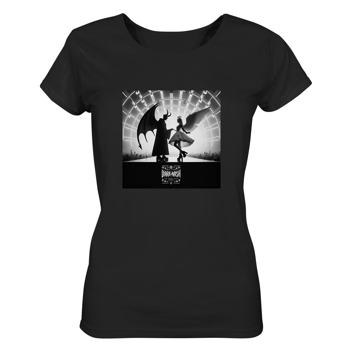 Shadowplay Rave: Between Heaven and Abyss - Ladies Organic Shirt