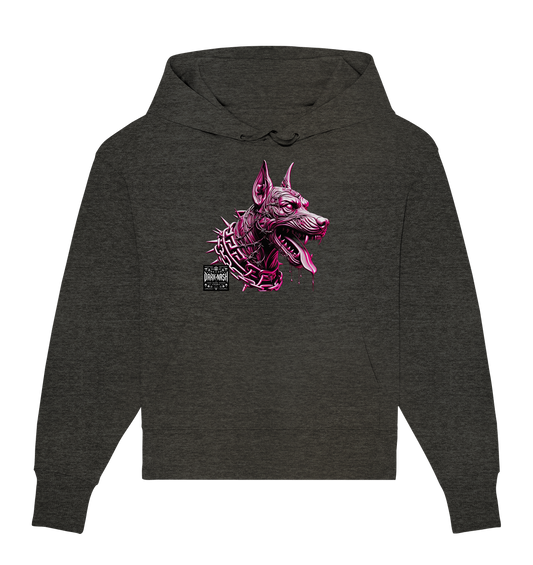 Cybernetic Canine – Acid Rave Edition - Organic Oversize Hoodie