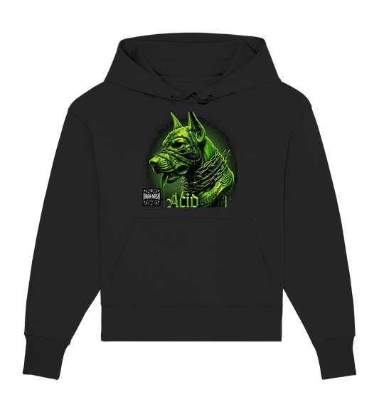 Cybernetic Canine – Acid Rave Edition - Organic Oversize Hoodie