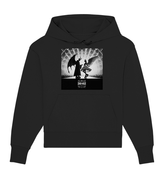 Shadowplay Rave: Between Heaven and Abyss - Organic Oversize Hoodie