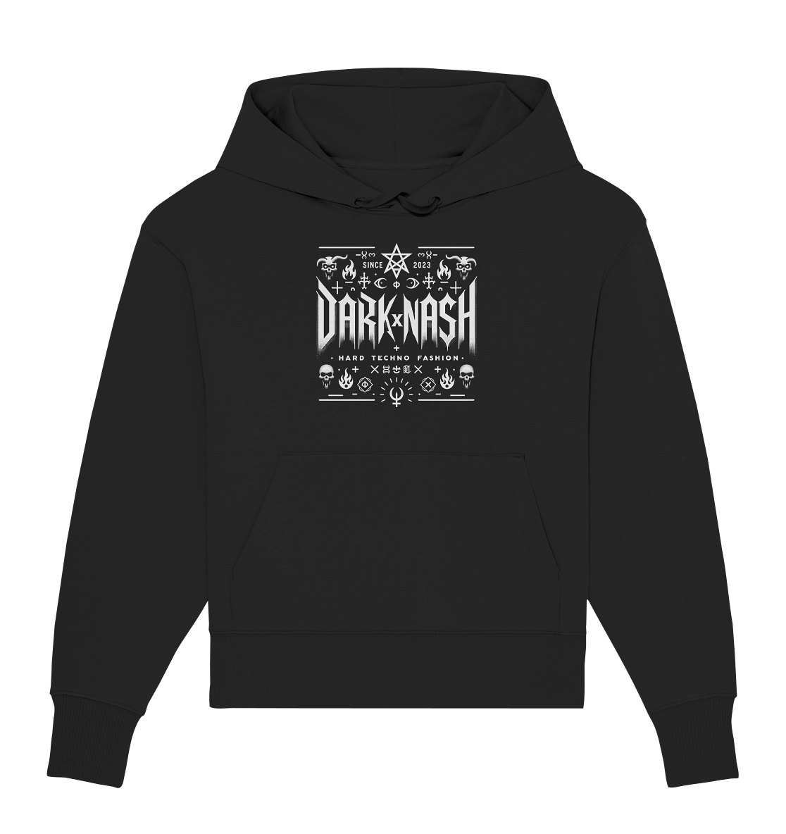 DARKXNASH Barbed Wire (Backprint) - Organic Oversize Hoodie