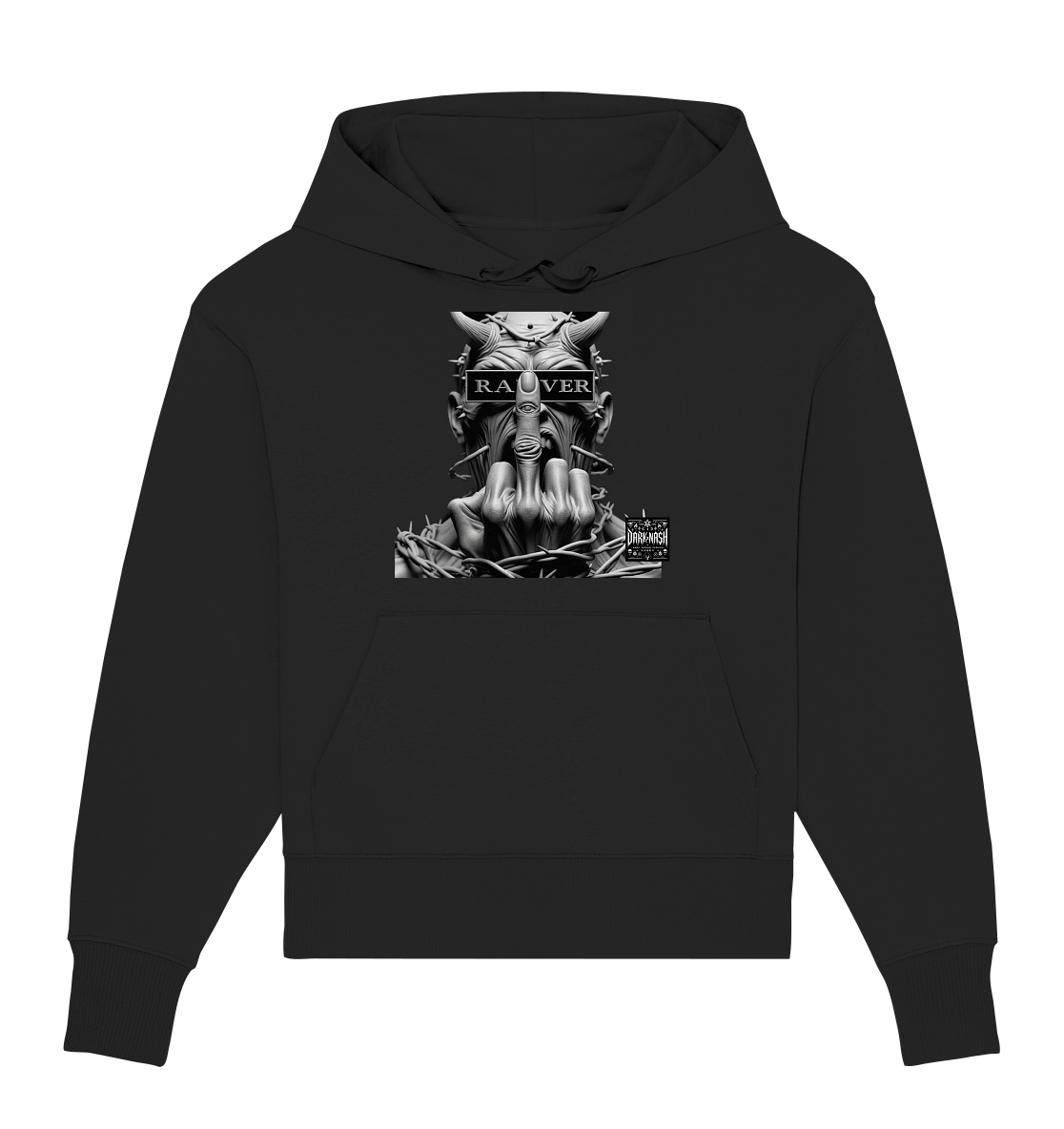 Devil Raver - Organic Oversize Hoodie