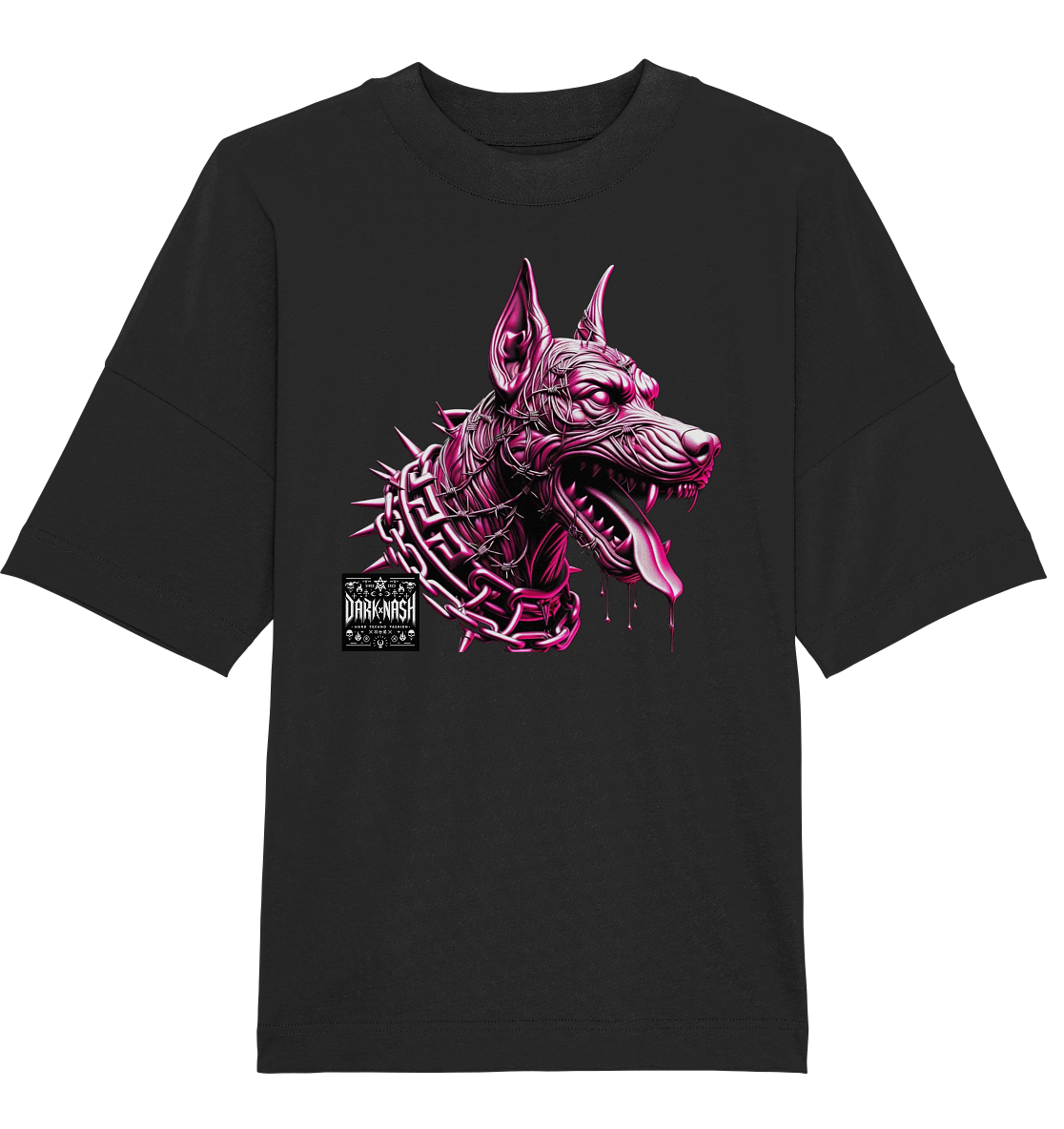 Cybernetic Canine – Acid Rave Edition - Organic Oversize Shirt