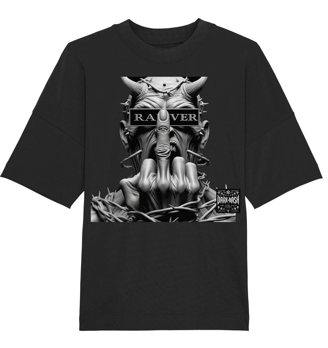 Devil Raver - Organic Oversized Shirt