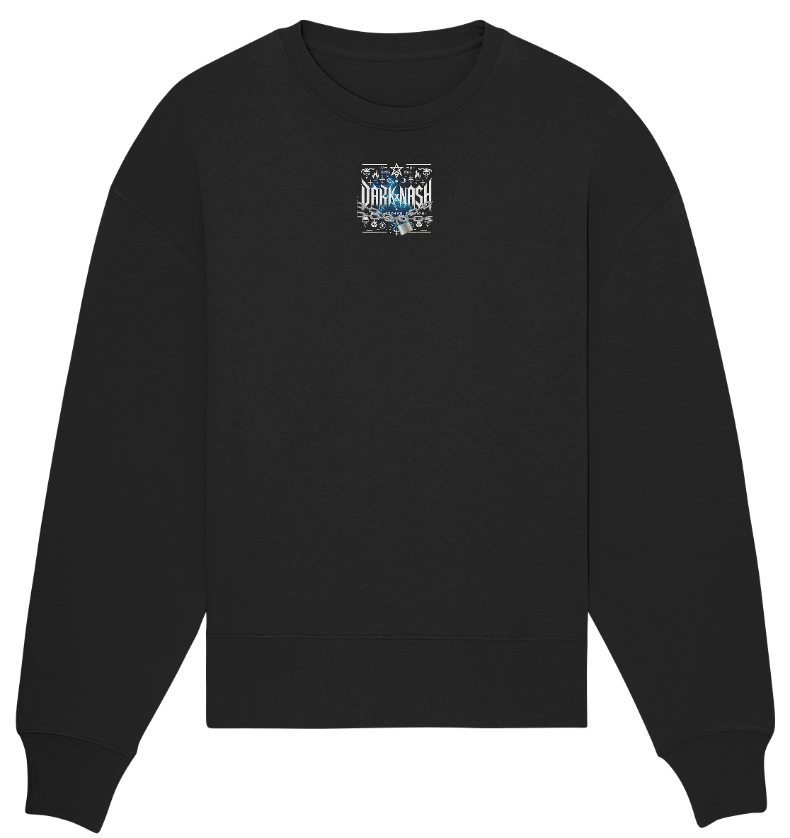 Rebel Pulse (Backprint) - Organic Oversized Sweatshirt