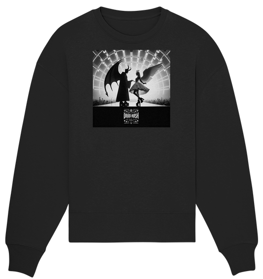 Shadowplay Rave: Between Heaven and Abyss - Organic Oversize Sweatshirt