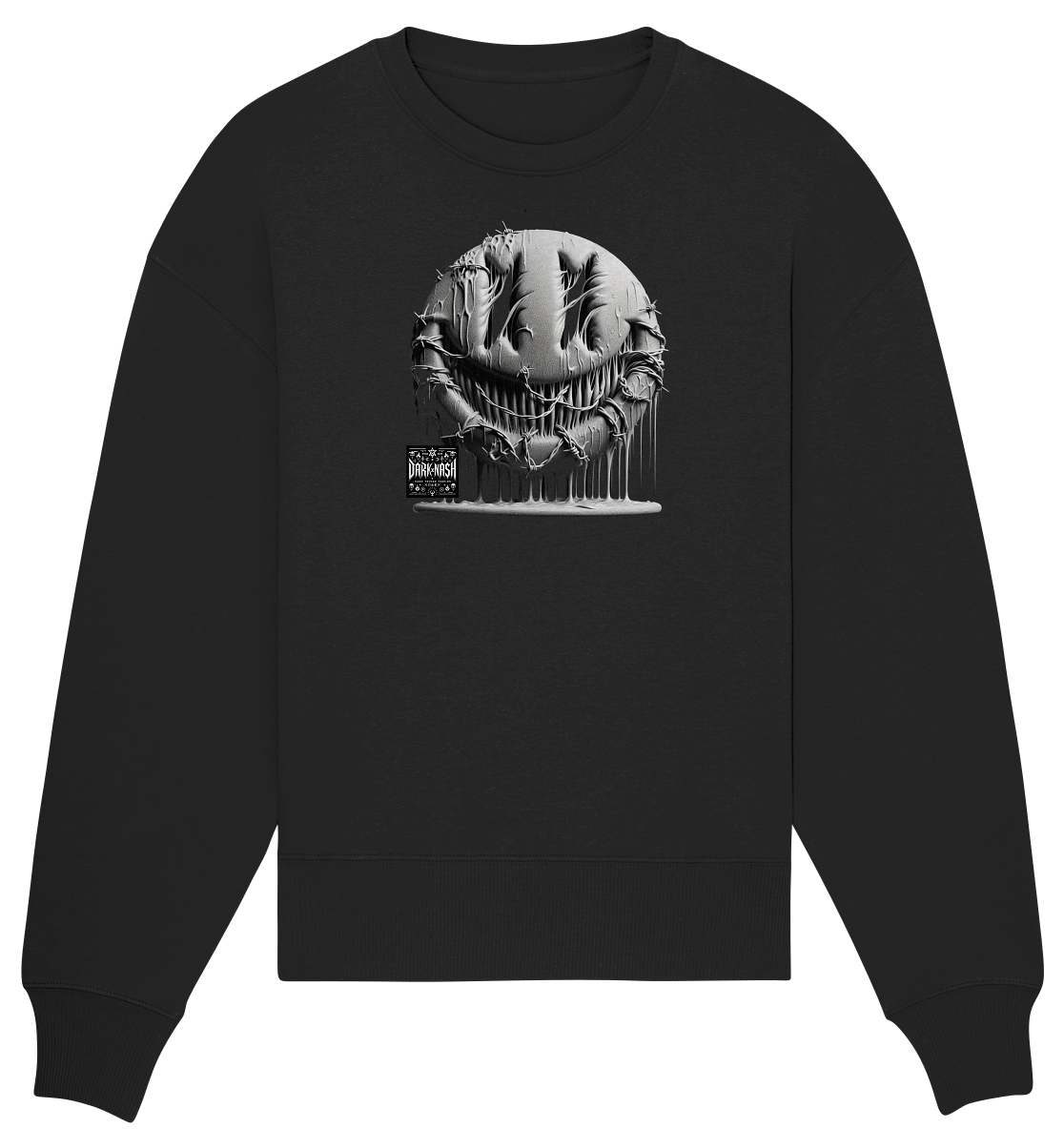 Acid Smiley – Das pulsierende Herz der Rave-Kultur - Organic Oversize Sweatshirt