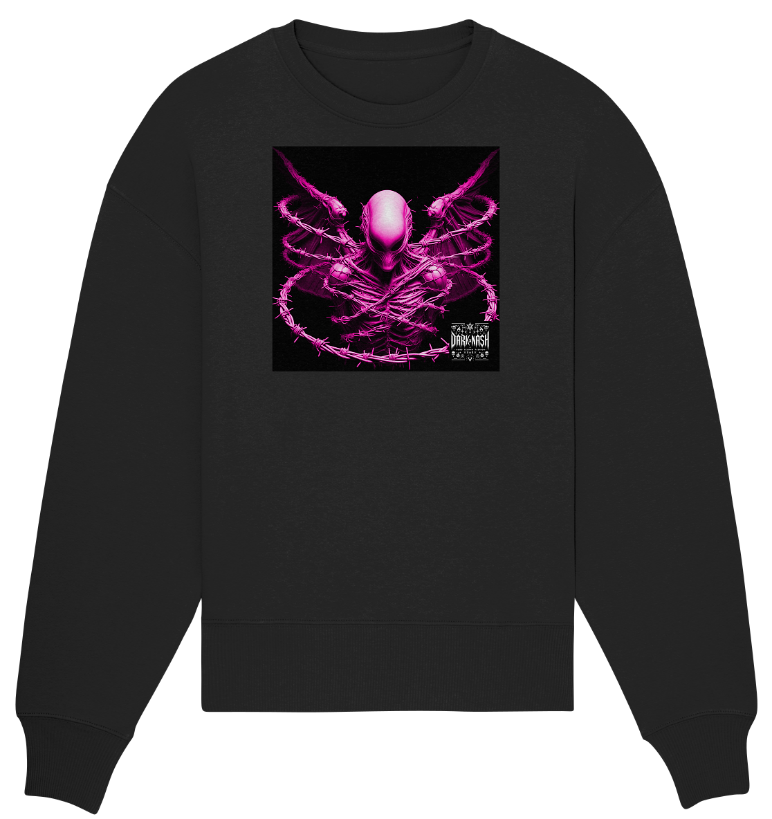 Cosmic Core Rave Essence - Organic Oversize Sweatshirt