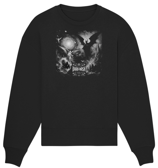 Cosmic Duality - Organic Oversize Sweatshirt